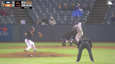 Abrahan Gutierrez doubles (4) on a line drive to right fielder Thomas Sosa. Jackson Castillo scores. Connor McGinnis to 3rd.