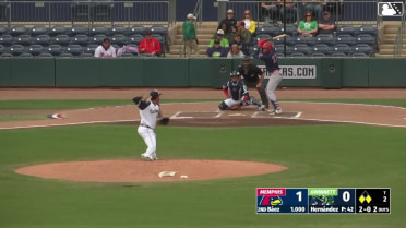 Elieser Hernández In play, no out to Joshua Báez