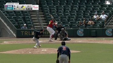 Nolan Jones homers (14) on a fly ball to center field. Ryan Galanie scores.