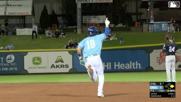 Nate Eaton's game-tying home run