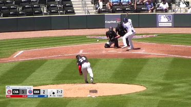 Karson Simas strikes out swinging and Devin Ortiz caught stealing 2nd, catcher Cade Hunter to second baseman Leo Balcazar to catcher Cade Hunter.