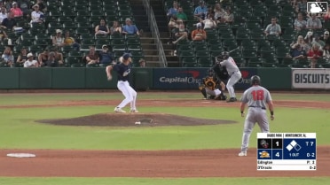 J.J. D'Orazio grounds out, first baseman Will Simpson to pitcher Derrick Edington. Tucker Flint scores. Elijah Dunham to 3rd.