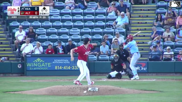 Matt Ager In play, run(s) to Bryson Ware