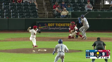 Kyle Nevin singles on a line drive to left fielder Zach Levenson. Kendall George scores.