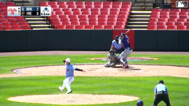 Colin Houck homers (7) on a fly ball to left center field. Jamari Baylor scores.