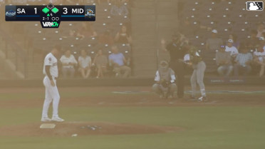 Luis Verdugo out on a sacrifice fly to center fielder Ryan Lasko. Albert Fabian scores.