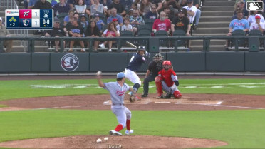 Jackson Castillo out on a sacrifice fly to left fielder Riley Tirotta. Miguel Palma scores.