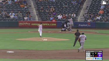 Valente Bellozo In play, run(s) to Cooper Johnson