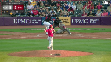 Zyhir Hope's first homer with Double-A Erie