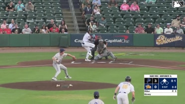 Cooper Kinney reaches on a throwing error by second baseman Cristian Hernández. Mac Horvath scores. Cooper Kinney to 2nd.
