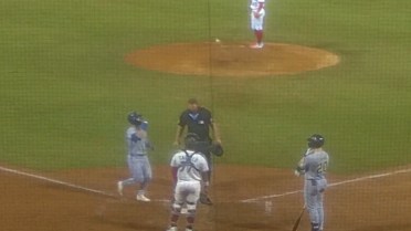 Carson Roccaforte hits his first Fall League homer