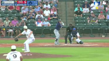 Jax Biggers homers (2) on a fly ball to right field.