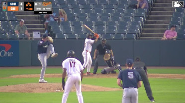 Aron Estrada reaches on a throwing error by pitcher Cade Smith. Ethan Anderson scores. Thomas Sosa scores. Anderson De Los Santos scores. Aron Estrada to 2nd.