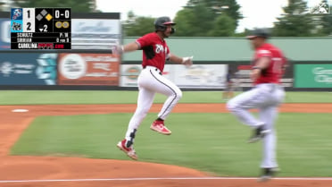 Jace Avina hits towering home run to right field