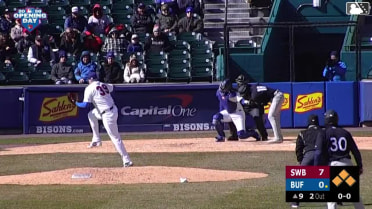 Paul DeJong hit by pitch. Spencer Jones scores. Max Schuemann to 3rd. Yanquiel Fernández to 2nd.