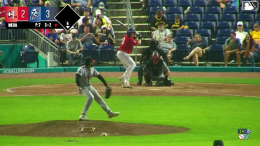 Grayson Fitzwater homers (3) on a fly ball to center field.
