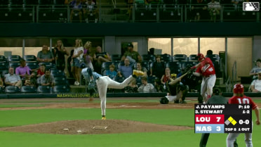 Sal Stewart's three-run home run