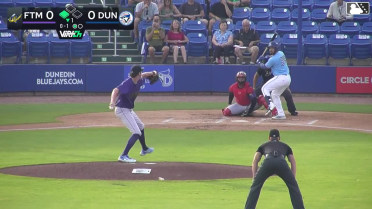 Edward Duran singles on a ground ball to catcher Enrique Jimenez. Blaine Bullard scores. Edward Duran to 3rd. Edward Duran advances to 3rd, on a throwing error by catcher Enrique Jimenez.