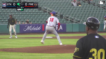 Wilder Dalis singles on a ground ball to center fielder Breyson Guedez. Roldy Brito scores.
