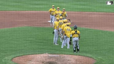 Garrett Hill secures final out of combined no-hitter