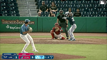 Jack Goodman strikes out swinging.