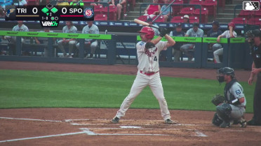 Tommy Hopfe singles on a line drive to right fielder Randy De Jesus. Alan Espinal scores. Kelvin Hidalgo scores.