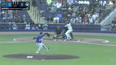 José Anderson homers (8) on a fly ball to left center field.