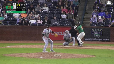 Owen Hackman In play, run(s) to Axiel Plaz