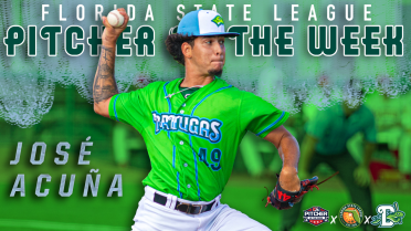Tortugas' José Acuña brings home Florida State League Pitcher of the Week honors