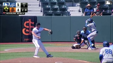 Dylan Carter In play, run(s) to Joendry Vargas