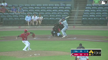 Jose Izarra walks. Jake Gelof scores. Kyle Nevin to 3rd. Taylor Young to 2nd.