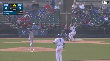 Eric Yang singles on a line drive to right fielder Gavin Cross. Kevin Alcántara scores. BJ Murray to 3rd. Ben Cowles to 2nd.