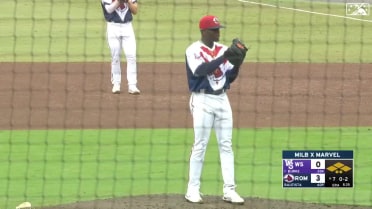 Atlanta Braves pitcher Rolddy Munoz (40) during a MiLB Spring