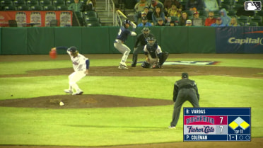 Javen Coleman In play, run(s) to Marco Vargas