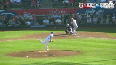 Frainyer Chavez homers (11) on a fly ball to right center field.