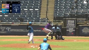 Byron Chourio homers (3) on a fly ball to right field.
