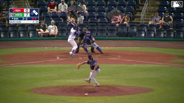 Bryant Betancourt singles on a line drive to right fielder Jackson Hornung. Andy Perez scores. Conner Capel to 3rd.