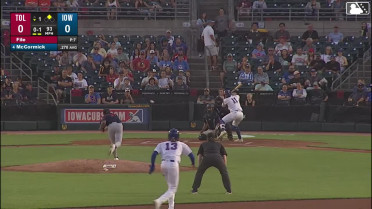 Chas McCormick singles on a ground ball to left fielder Justice Bigbie. Kevin Alcántara scores.