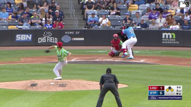 David Bañuelos homers (5) on a fly ball to left center field. Kala'i Rosario scores. Tanner Schobel scores.
