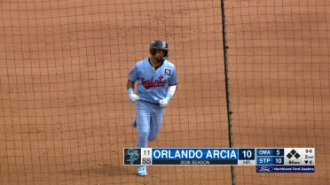Orlando Arcia homers twice in one inning!