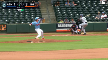 Chase Call homers (7) on a line drive to left field.