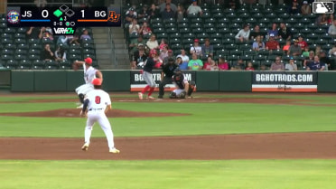 Brady Day pops into a force out, second baseman Émilien Pitre to shortstop Adrian Santana. Nick Biddison scores. John Spikerman out at 2nd. Brady Day to 1st.