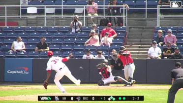 Luis Moreno's ninth strikeout