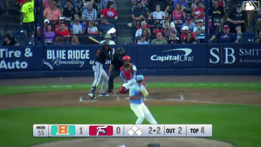 Thomas Sosa homers (13) on a line drive to center field.