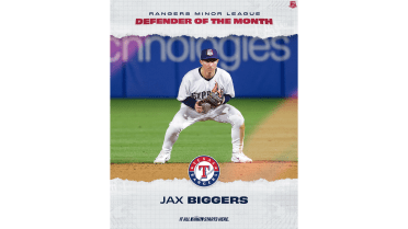 Express INF Jax Biggers, RHP Daniel Robert Earn Texas Rangers Minor League Awards for June