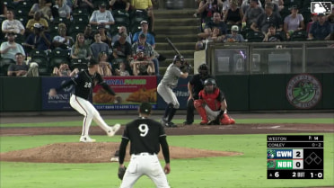 Cal Conley homers (4) on a fly ball to right center field.
