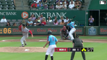 Maximo Acosta singles on a line drive to right fielder Chase Davis. Agustín Ramírez scores. Matthew Etzel out at home on the throw, right fielder Chase Davis to catcher Leo Bernal. Johnny Olmstead to 3rd. Maximo Acosta to 2nd.