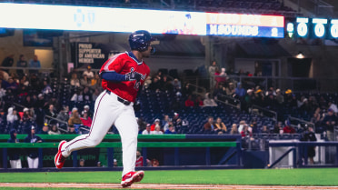 Eddys Leonard Homers Twice in Loss to Charlotte