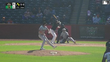 Brian Sanchez singles on a sharp line drive to right fielder Logan Braunschweig. Jared Jones scores. Matt King to 2nd.