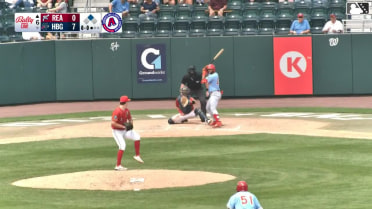 Raylin Heredia singles on a line drive to right fielder Ethan Petry. Pedro León scores. Raylin Heredia advances to 3rd, on a fielding error by right fielder Ethan Petry. Raylin Heredia advances to 3rd, on a throwing error by right fielder Ethan Petry.